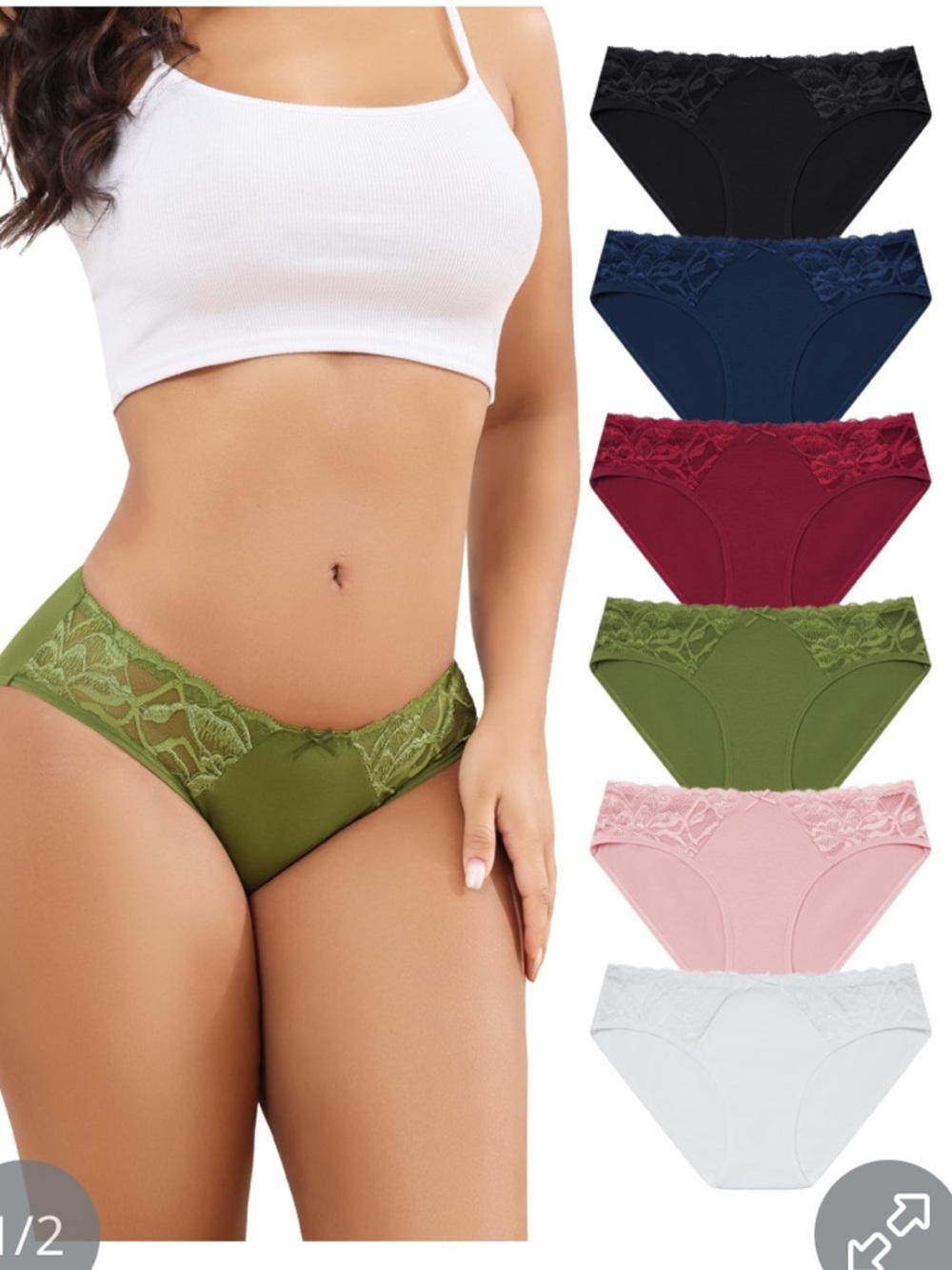 Lace underwear set